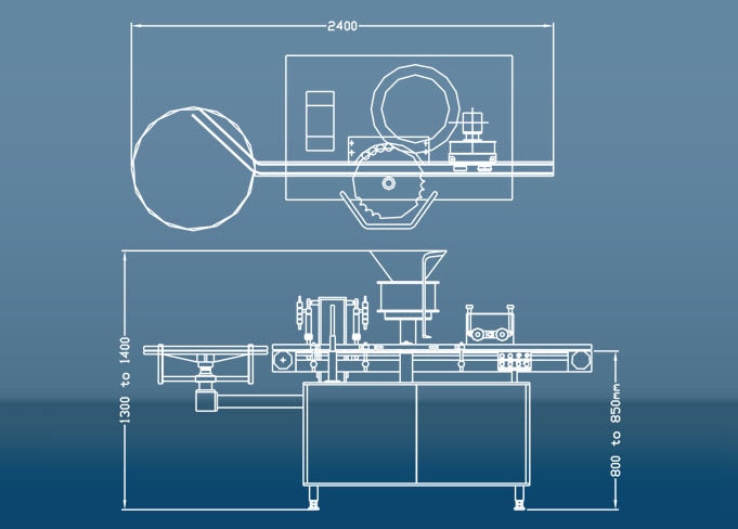 Injectable Volumetric Liquid Vial Filling Machine